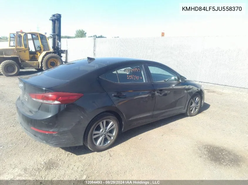 KMHD84LF5JU558370 2018 Hyundai Elantra Gl