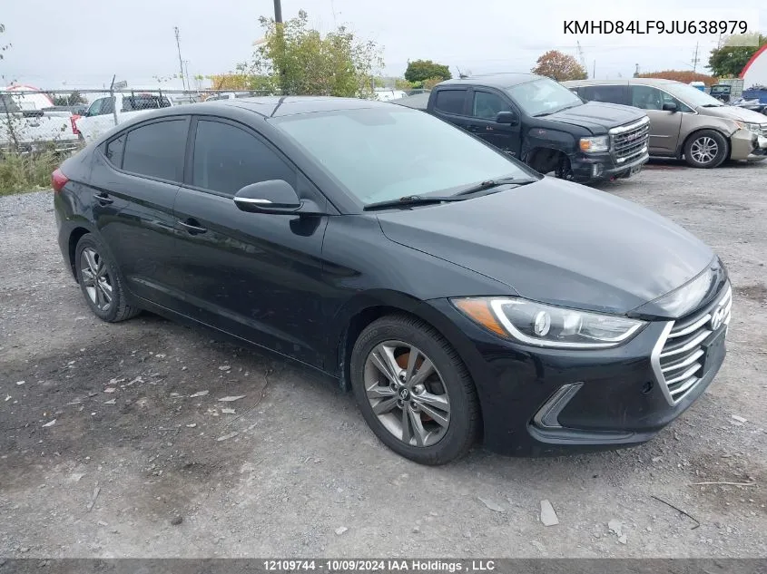 2018 Hyundai Elantra Sel/Value/Limited VIN: KMHD84LF9JU638979 Lot: 12109744