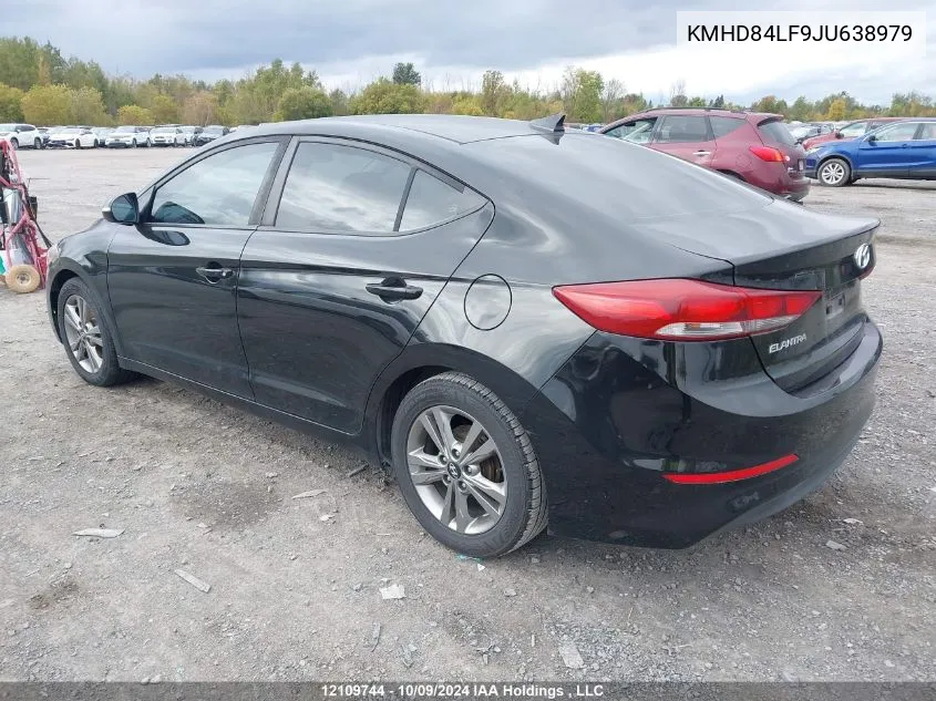 2018 Hyundai Elantra Sel/Value/Limited VIN: KMHD84LF9JU638979 Lot: 12109744