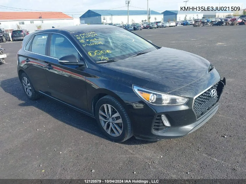 KMHH35LE3JU021509 2018 Hyundai Elantra Gt