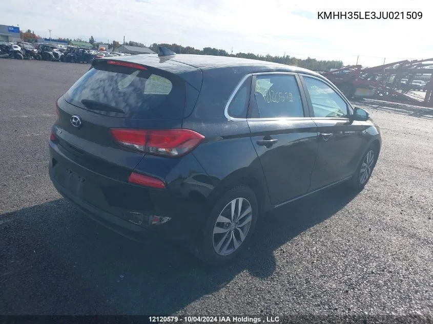 KMHH35LE3JU021509 2018 Hyundai Elantra Gt