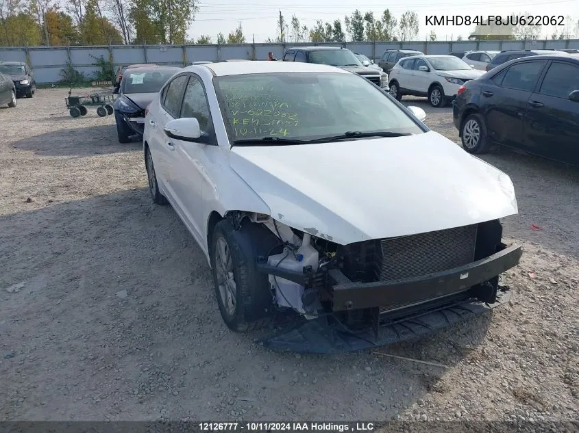 KMHD84LF8JU622062 2018 Hyundai Elantra Gl