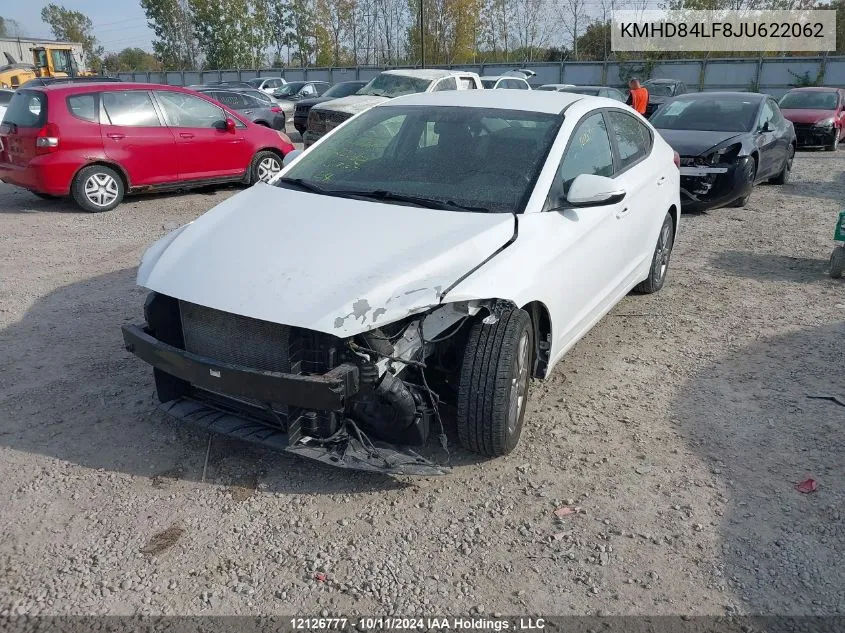 KMHD84LF8JU622062 2018 Hyundai Elantra Gl