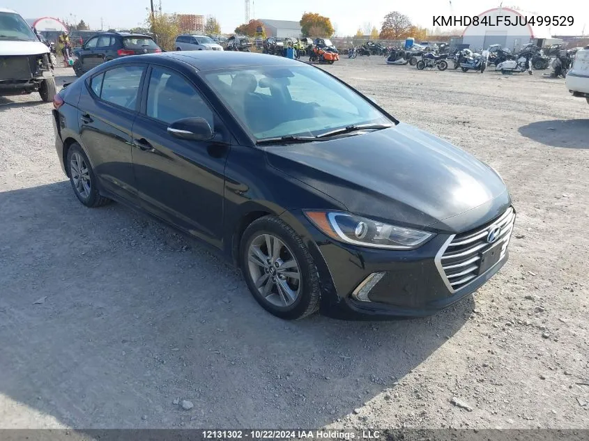 2018 Hyundai Elantra Sel/Value/Limited VIN: KMHD84LF5JU499529 Lot: 12131302