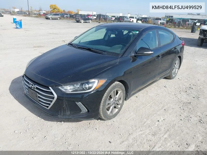 2018 Hyundai Elantra Sel/Value/Limited VIN: KMHD84LF5JU499529 Lot: 12131302