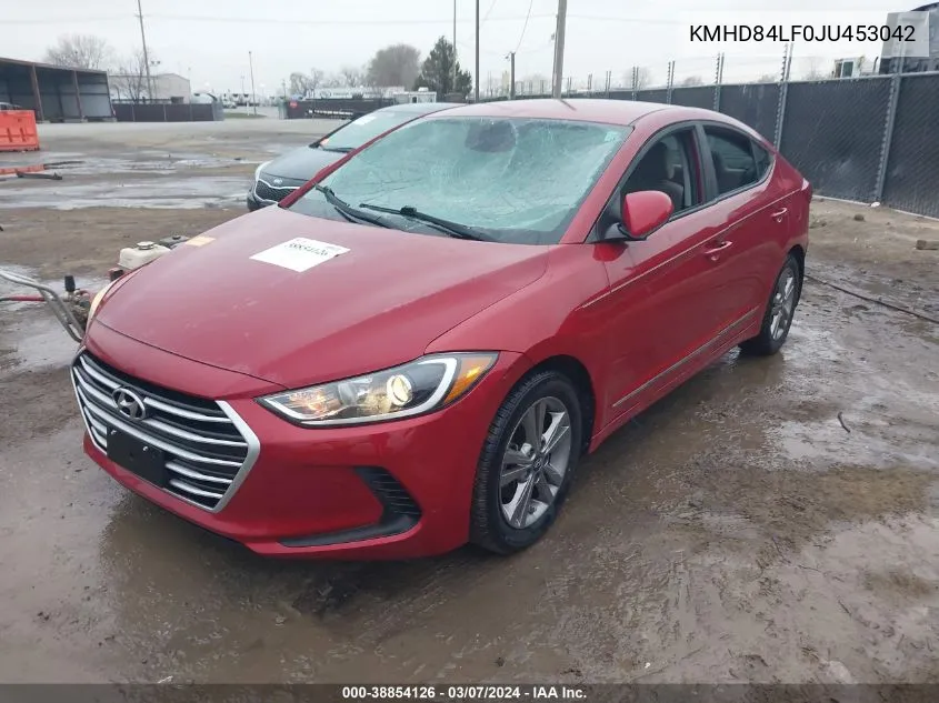 2018 Hyundai Elantra Sel VIN: KMHD84LF0JU453042 Lot: 38854126