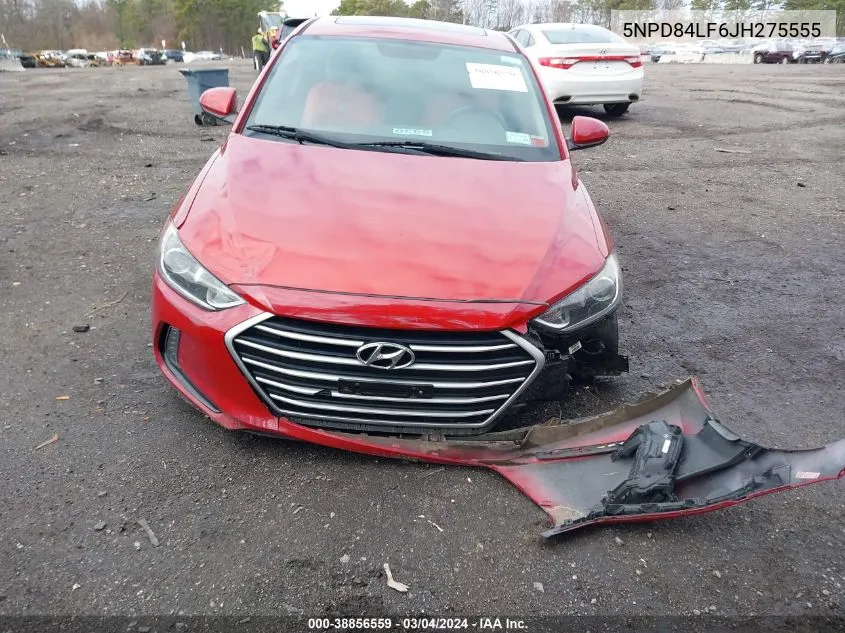 5NPD84LF6JH275555 2018 Hyundai Elantra Value Edition