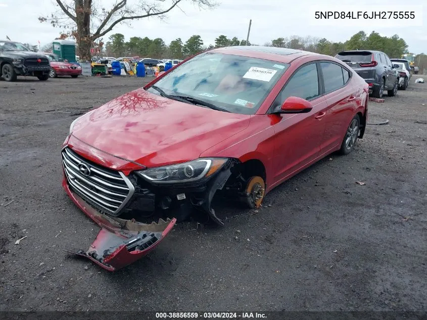 5NPD84LF6JH275555 2018 Hyundai Elantra Value Edition