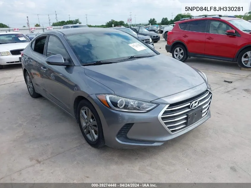 5NPD84LF8JH330281 2018 Hyundai Elantra Sel