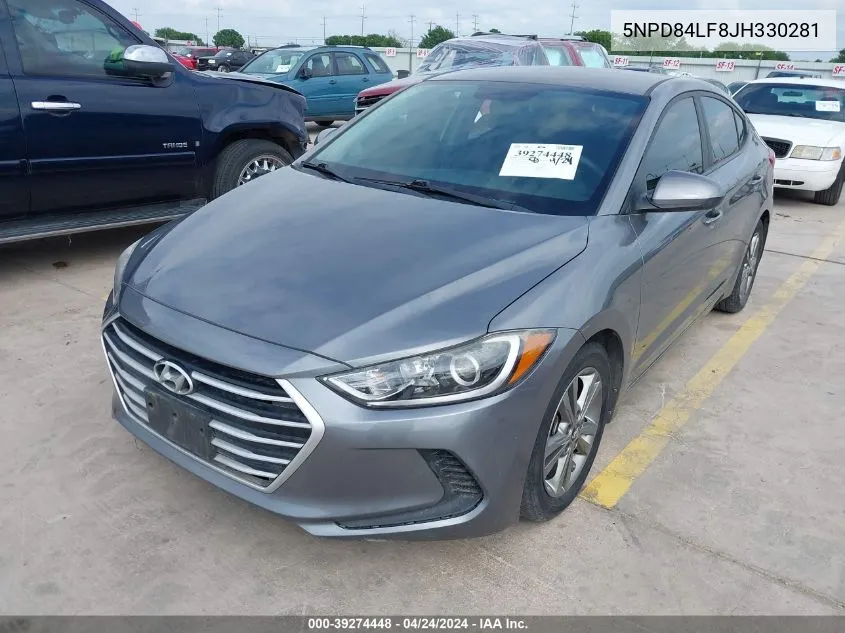 5NPD84LF8JH330281 2018 Hyundai Elantra Sel