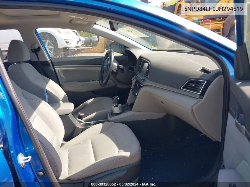 5NPD84LF9JH294519 2018 Hyundai Elantra Value Edition