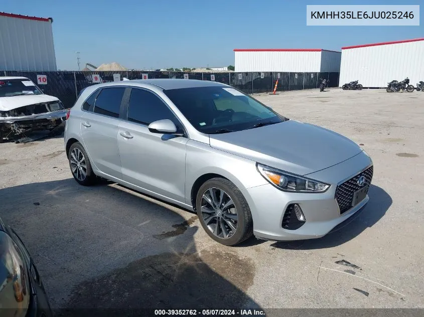 2018 Hyundai Elantra Gt VIN: KMHH35LE6JU025246 Lot: 39352762