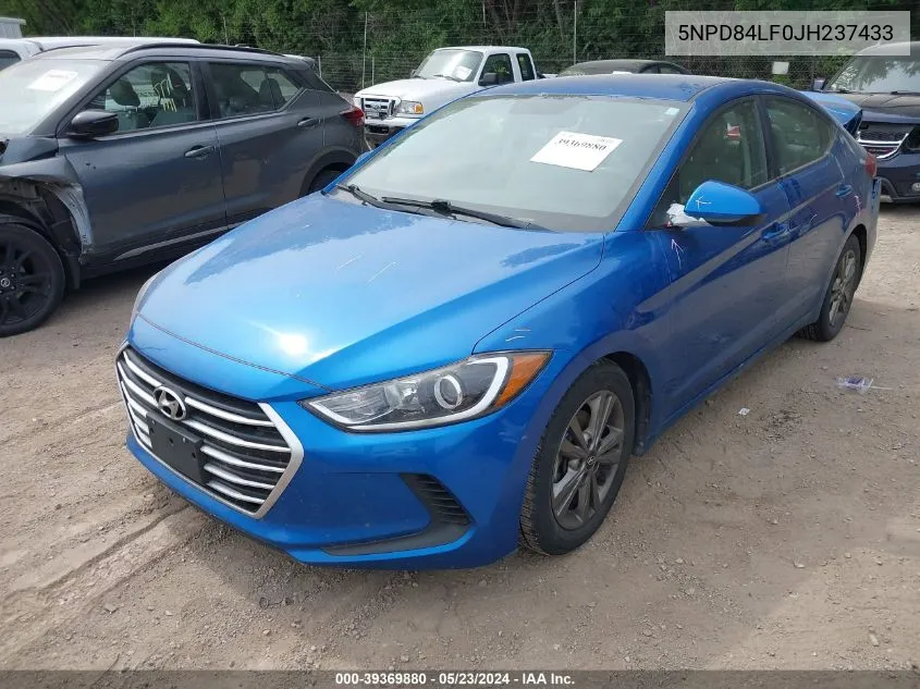 5NPD84LF0JH237433 2018 Hyundai Elantra Sel