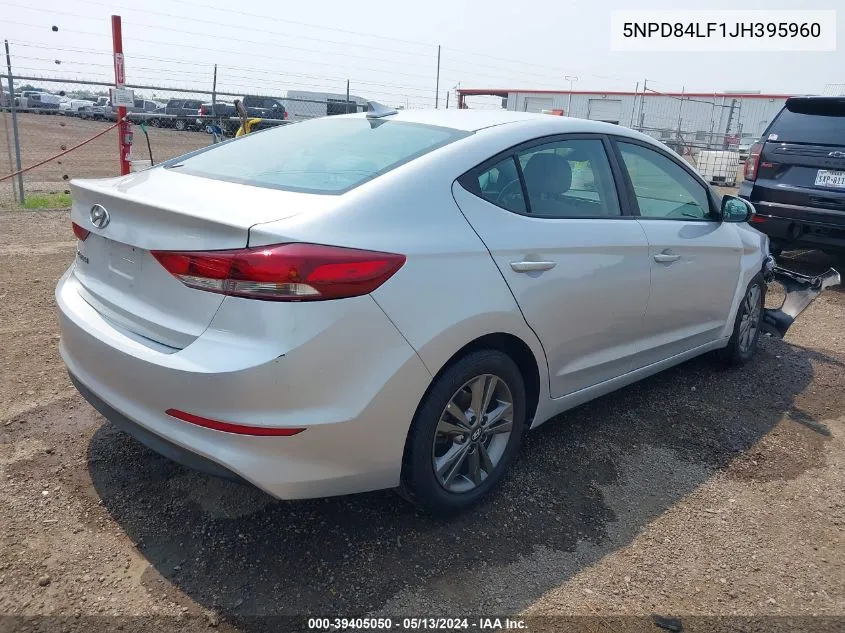 5NPD84LF1JH395960 2018 Hyundai Elantra Sel