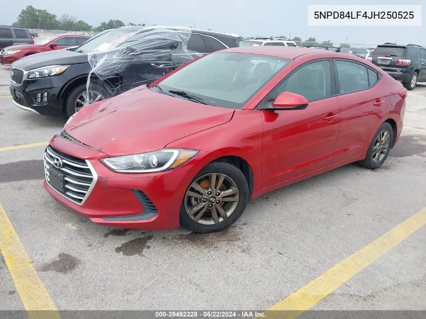 5NPD84LF4JH250525 2018 Hyundai Elantra Sel