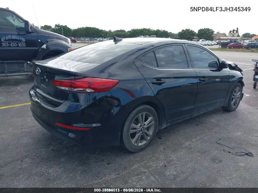 5NPD84LF3JH345349 2018 Hyundai Elantra Sel