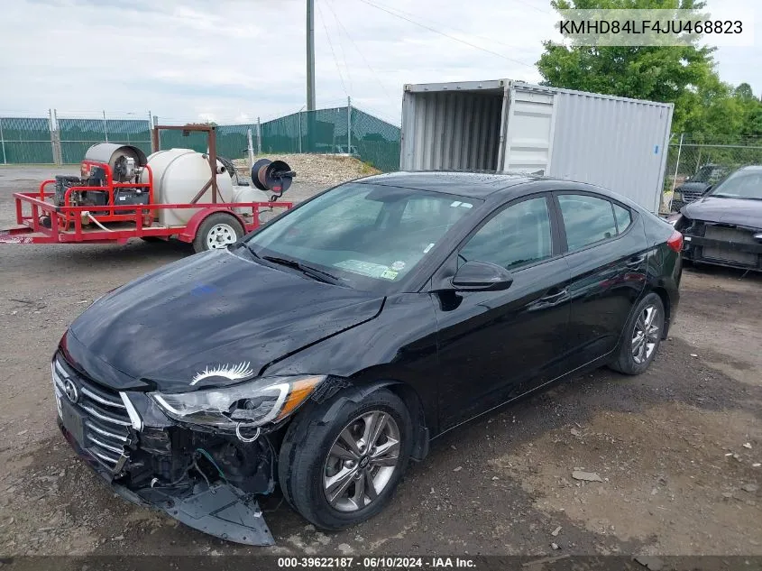 2018 Hyundai Elantra Value Edition VIN: KMHD84LF4JU468823 Lot: 39622187