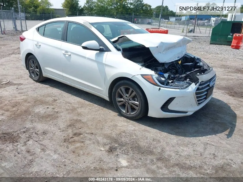 2018 Hyundai Elantra Sel VIN: 5NPD84LF7JH291277 Lot: 40243178