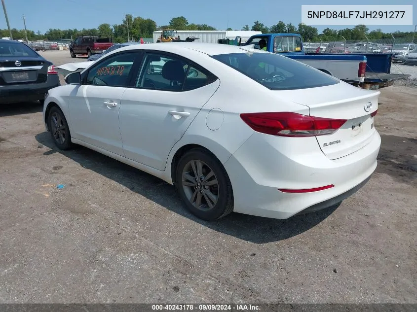 2018 Hyundai Elantra Sel VIN: 5NPD84LF7JH291277 Lot: 40243178