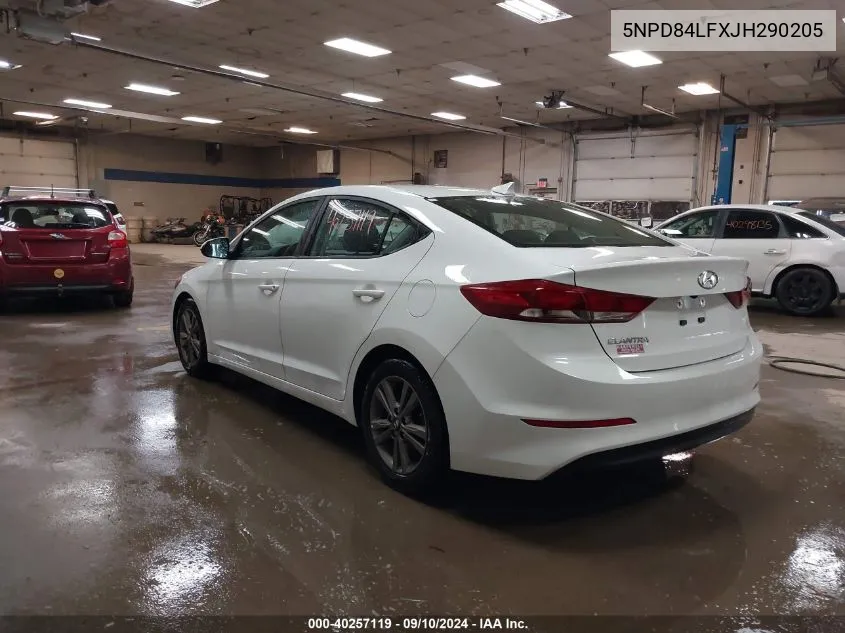 5NPD84LFXJH290205 2018 Hyundai Elantra Sel