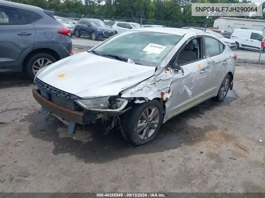 5NPD84LF7JH290064 2018 Hyundai Elantra Sel