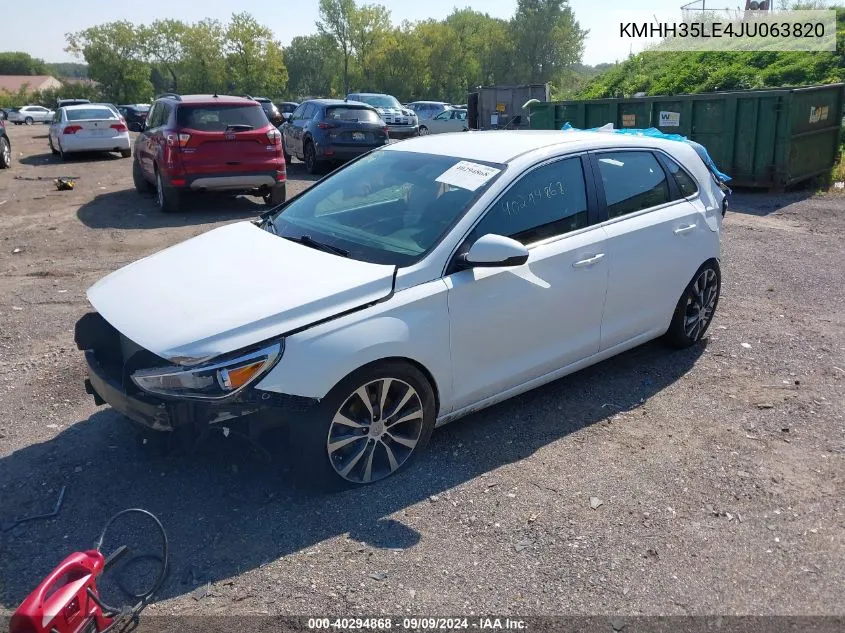 KMHH35LE4JU063820 2018 Hyundai Elantra Gt