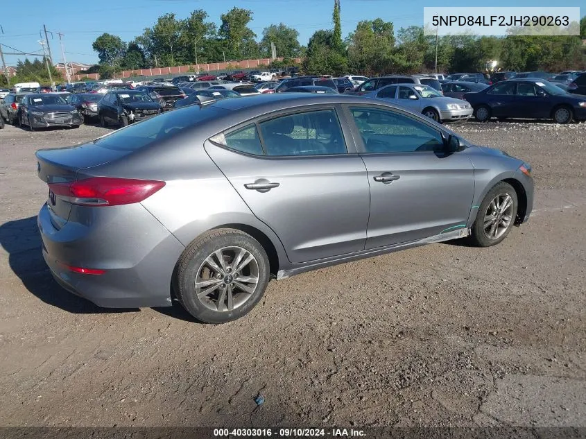 5NPD84LF2JH290263 2018 Hyundai Elantra Sel/Value/Limited