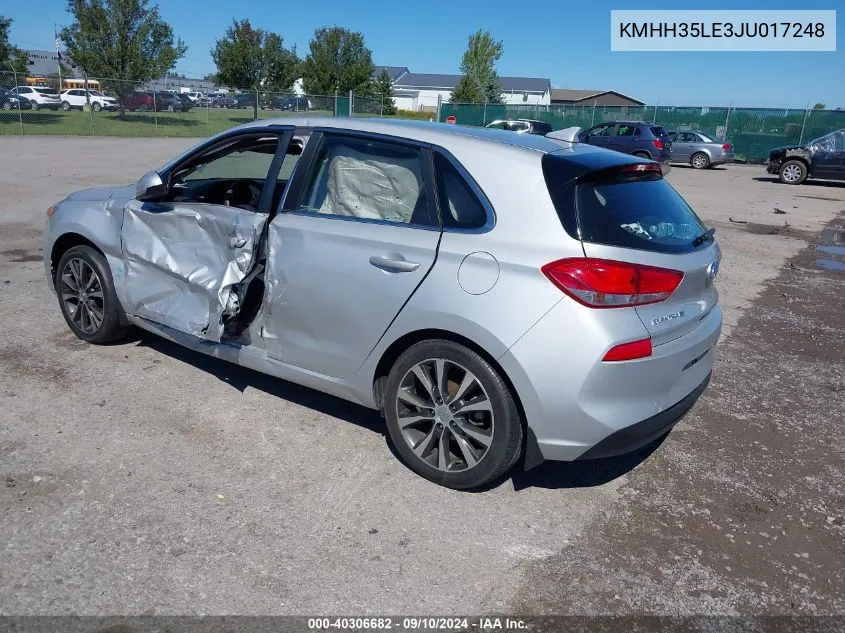 KMHH35LE3JU017248 2018 Hyundai Elantra Gt