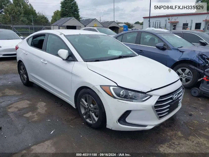 2018 Hyundai Elantra Sel Automati Sel VIN: 5NPD84LFXJH335529 Lot: 40311188