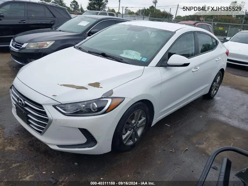 2018 Hyundai Elantra Sel Automati Sel VIN: 5NPD84LFXJH335529 Lot: 40311188