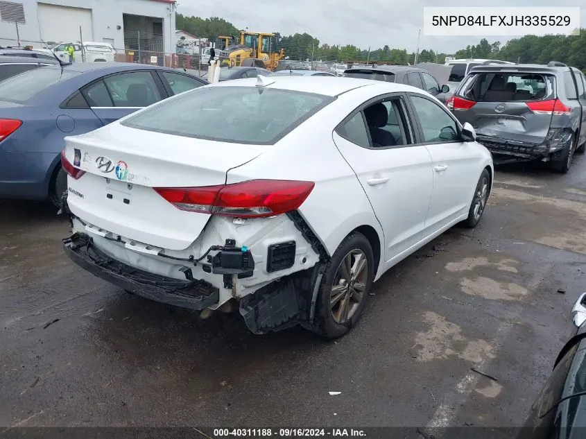 2018 Hyundai Elantra Sel Automati Sel VIN: 5NPD84LFXJH335529 Lot: 40311188