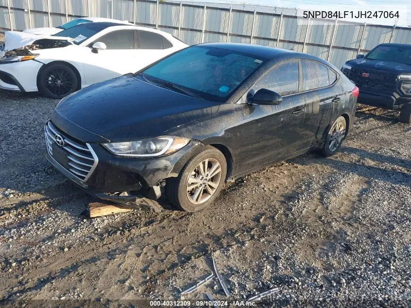 5NPD84LF1JH247064 2018 Hyundai Elantra Sel/Value/Limited