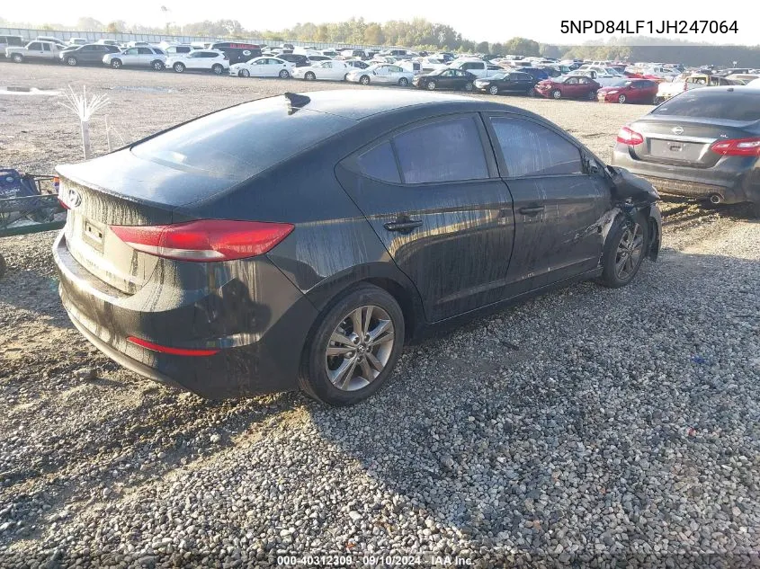 5NPD84LF1JH247064 2018 Hyundai Elantra Sel/Value/Limited