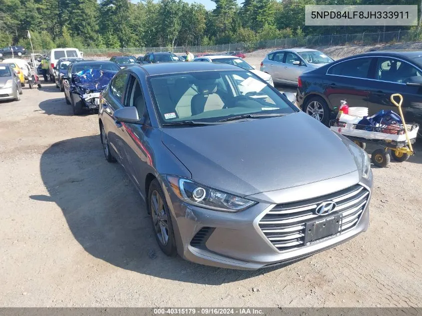 5NPD84LF8JH333911 2018 Hyundai Elantra Sel