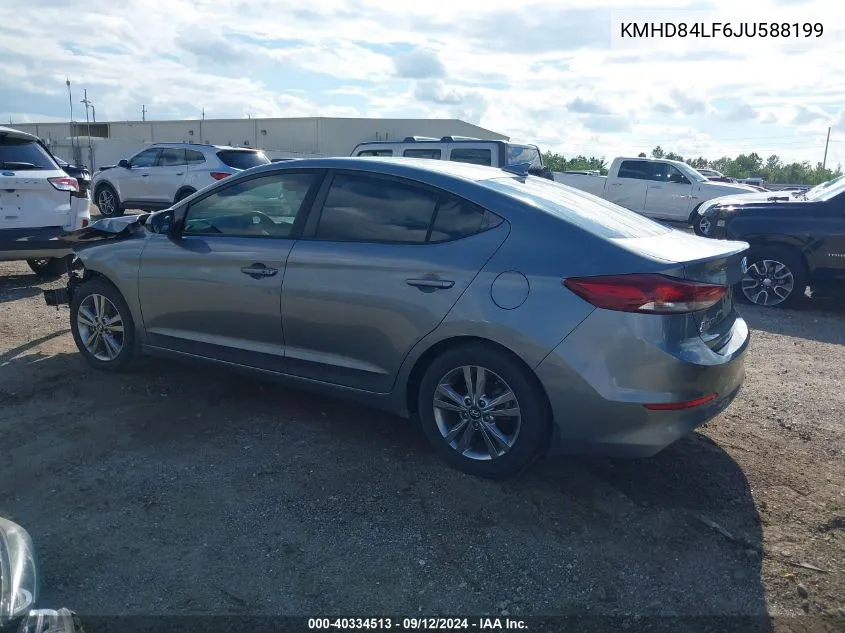 KMHD84LF6JU588199 2018 Hyundai Elantra Value Edition