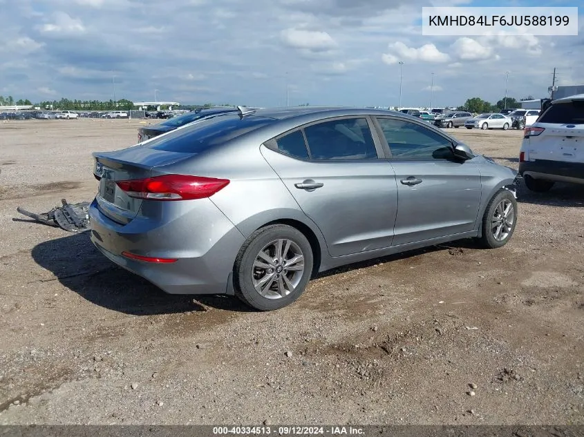 KMHD84LF6JU588199 2018 Hyundai Elantra Value Edition