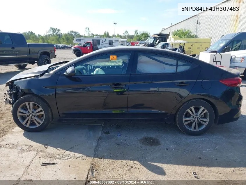 5NPD84LF4JH307483 2018 Hyundai Elantra Sel/Value/Limited