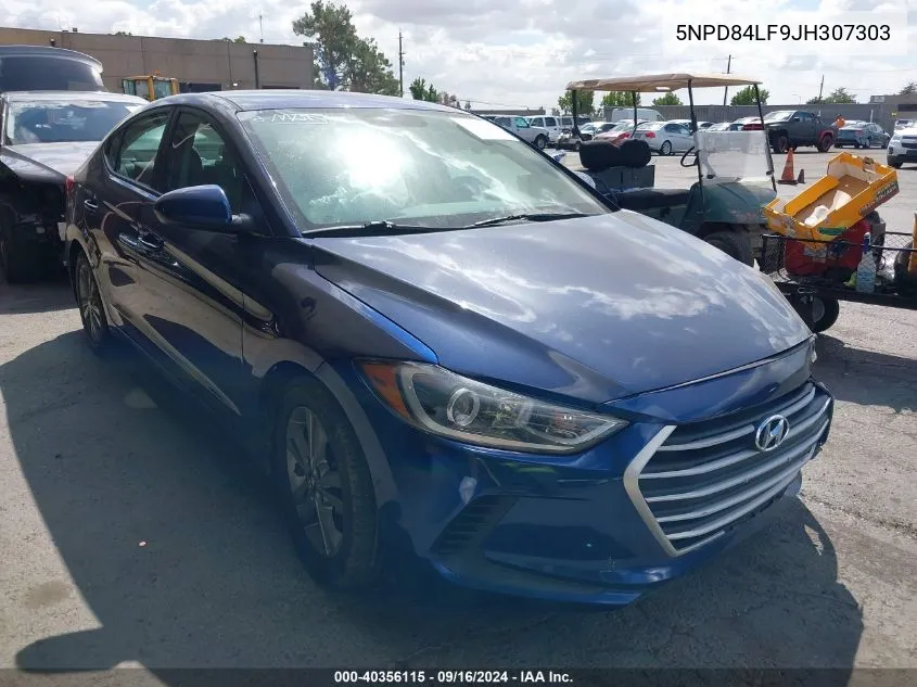 5NPD84LF9JH307303 2018 Hyundai Elantra Sel