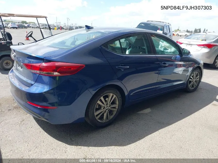 5NPD84LF9JH307303 2018 Hyundai Elantra Sel