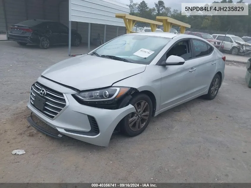 2018 Hyundai Elantra Sel VIN: 5NPD84LF4JH235829 Lot: 40356741