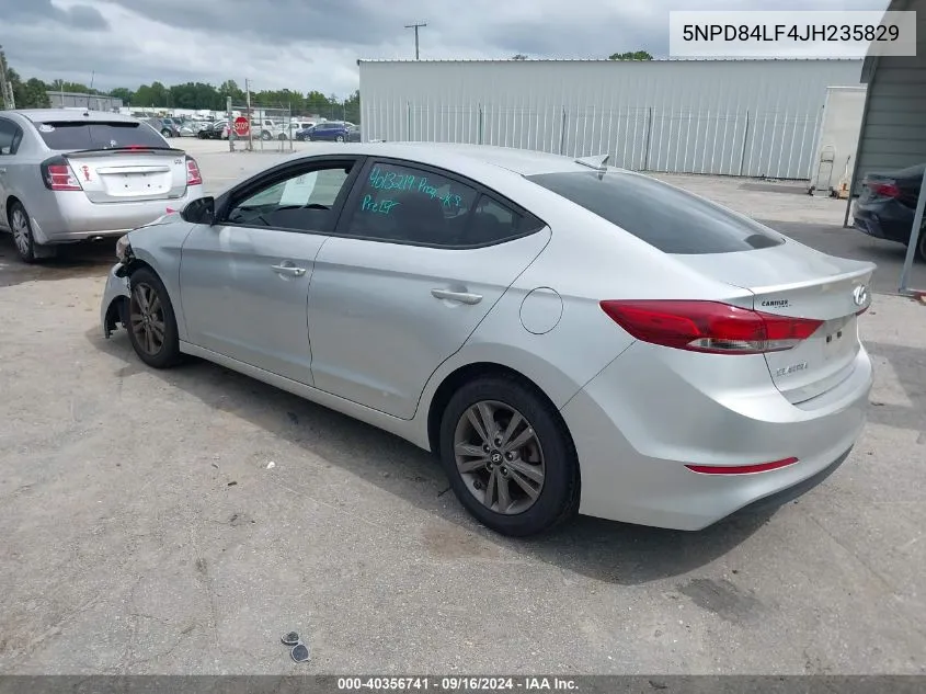 5NPD84LF4JH235829 2018 Hyundai Elantra Sel