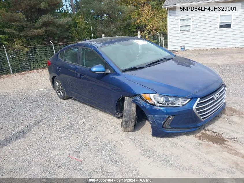 2018 Hyundai Elantra Value Edition VIN: 5NPD84LF4JH329001 Lot: 40357464