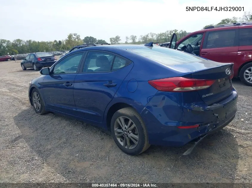 2018 Hyundai Elantra Value Edition VIN: 5NPD84LF4JH329001 Lot: 40357464