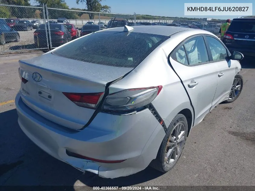 KMHD84LF6JU620827 2018 Hyundai Elantra Sel