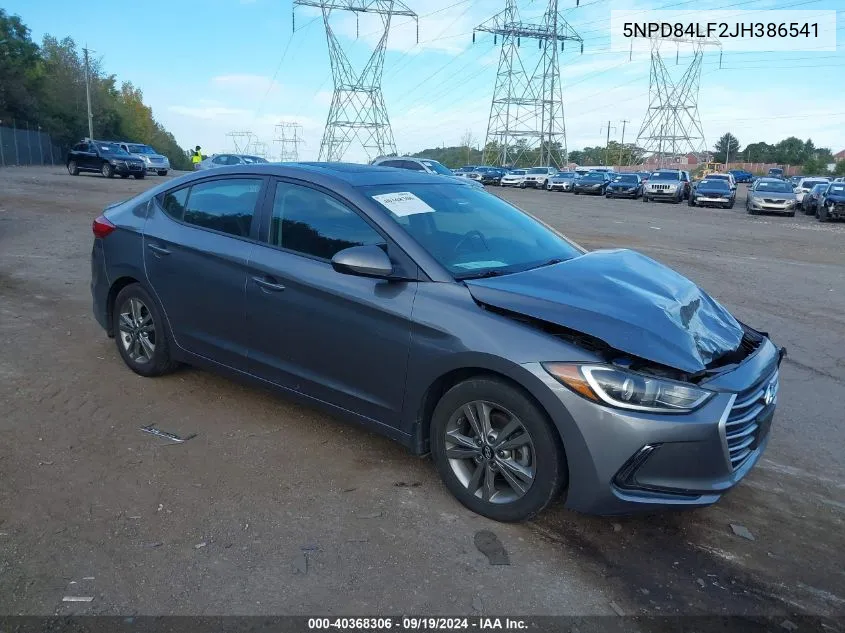 2018 Hyundai Elantra Value Edition VIN: 5NPD84LF2JH386541 Lot: 40368306