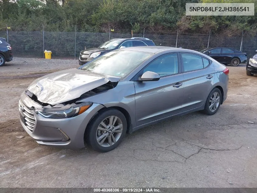 5NPD84LF2JH386541 2018 Hyundai Elantra Value Edition