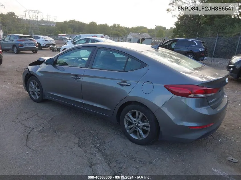 5NPD84LF2JH386541 2018 Hyundai Elantra Value Edition