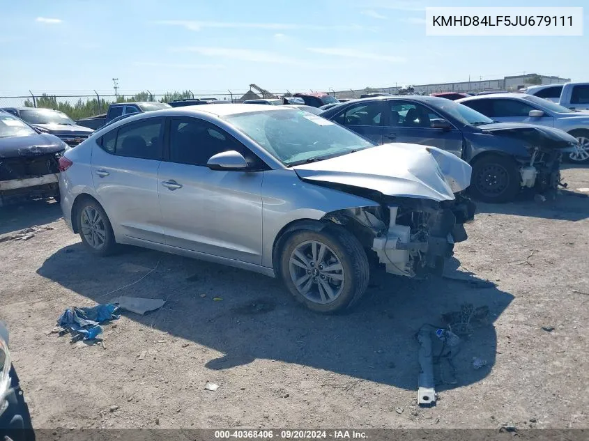 KMHD84LF5JU679111 2018 Hyundai Elantra Sel