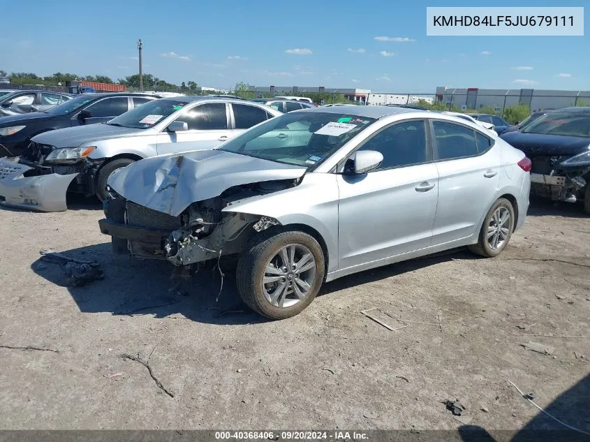 2018 Hyundai Elantra Sel VIN: KMHD84LF5JU679111 Lot: 40368406