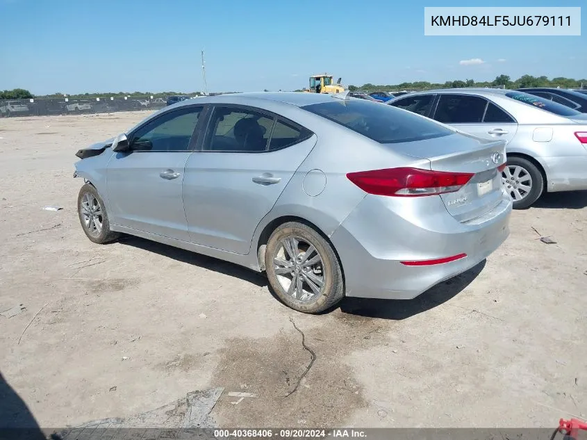 KMHD84LF5JU679111 2018 Hyundai Elantra Sel